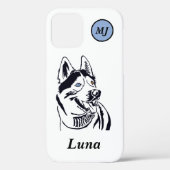 Großartige personalisierbare sibirische Husky iPho Case-Mate iPhone Hülle (Rückseite)