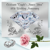 Großartige Personalisierte Einladungen zum 60. Jah