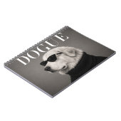 Großartige Pyrenäen-Hunde-Modekunst Notizblock (Linke Seite)