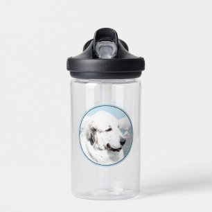 Großartige Pyrenäen-Malerei - Originale Hunde-Kuns Trinkflasche