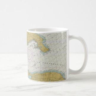Großartige Querbucht-Michiganseediagramm-Tasse Kaffeetasse
