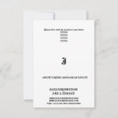 GROSSARTIGE REICH-MONOGRAMM-ANWESEN DANKEN IHNEN DANKESKARTE (Rückseite)