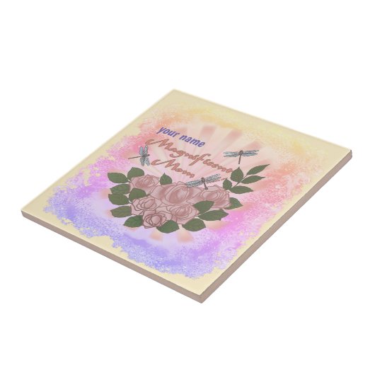 Großartige Rose der Mama Fliese (Seite)