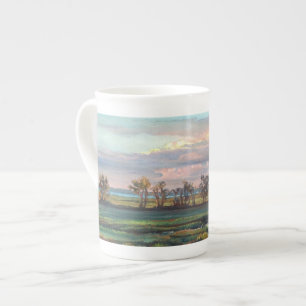 Großartige See-Wiesen - Knochen-China-Tasse Porzellantasse