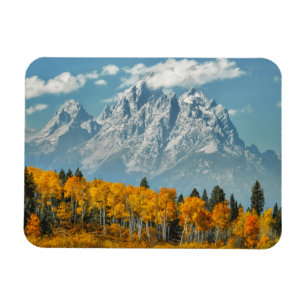 Großartige Teton Berge im Fall Magnet