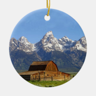 Großartige Teton Berge Keramik Ornament