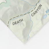 Großartige Teton Karten-Fleecedecke Fleecedecke (Ecke)