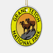 Großartige Teton Keramik Ornament (Rechts)