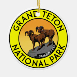 Großartige Teton Keramik Ornament