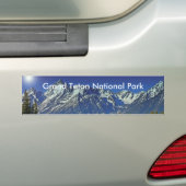 Großartige Teton Nationalpark-Reihe 4 Autoaufkleber (Auf Auto)