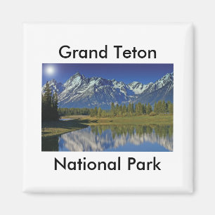 Großartige Teton Nationalpark-Reihe 4 Magnet