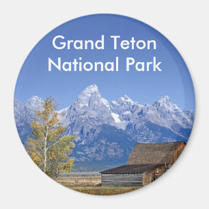 Großartige Teton Nationalpark-Reihe 5 Magnet