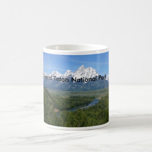 Großartige Teton Nationalpark-Reihe 8 Kaffeetasse (Mittel)