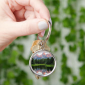 Großartige Teton Reflexionen über dem Biber-Teich Schlüsselanhänger (Hand)