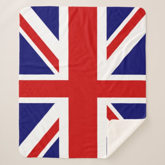 Großartige U.k Flag Gewerkschaft Jack Sherpadecke (Vorderseite)