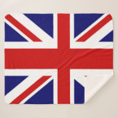 Großartige U.k Flag Gewerkschaft Jack Sherpadecke (Vorderseite (Horizontal))