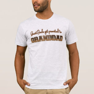 Großartige Väter werden zum Opa befördert - Leders T-Shirt