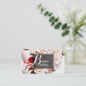 Großartige Visitenkarte für Makeup Artist (Stehend Vorderseite)