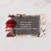 Großartige Visitenkarte für Makeup Artist (Rückseite)