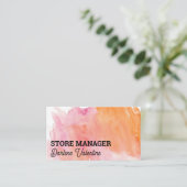 Großartige Visitenkarten Visitenkarte (Stehend Vorderseite)