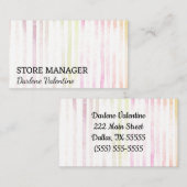 Großartige Visitenkarten Visitenkarte (Vorne/Hinten)