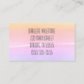 Großartige Visitenkarten Visitenkarte (Rückseite)