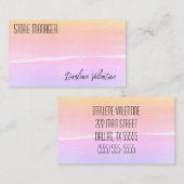 Großartige Visitenkarten Visitenkarte (Vorne/Hinten)