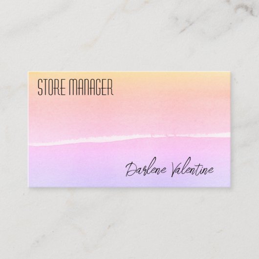 Großartige Visitenkarten Visitenkarte (Vorderseite)