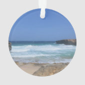 Großartige Wellen in Aruba Ornament (Rückseite)