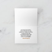 Großartige Wünsche für Erntedank Grußkarte Karte (Innenseite)