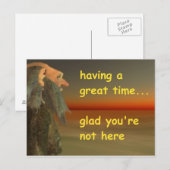 großartige Zeit Postkarte (Vorne/Hinten)