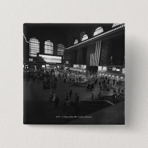 Großartige zentrale Station USA New York City Button