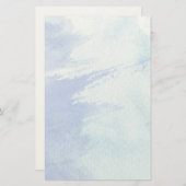 großartiger Aquarellhintergrund - Aquarellfarben Briefpapier (Vorne/Hinten)