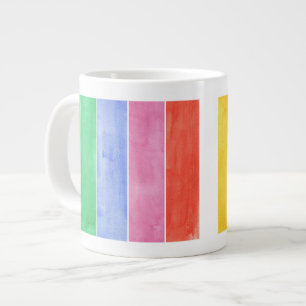 großartiger Aquarellhintergrund - Aquarellfarben  Jumbo-Tasse
