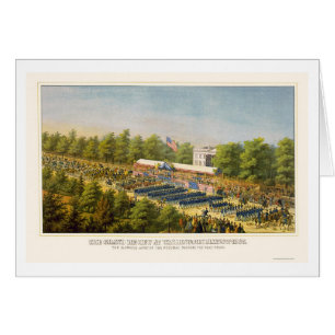 Großartiger Armee-Bericht in Washington, DC 1865