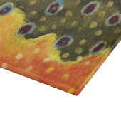 Großartiger Bachforellenfischer Schneidebrett (Ecke)