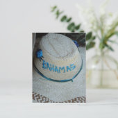 großartiger Bahamahut Postkarte (Stehend Vorderseite)