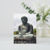 großartiger Buddha Kotokuin Postkarte (Stehend Vorderseite)