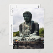 großartiger Buddha Kotokuin Postkarte (Vorne/Hinten)