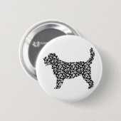 Großartiger Dachshund Griffon Vendeen Button (Vorne & Hinten)
