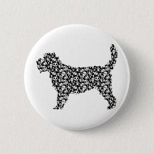 Großartiger Dachshund Griffon Vendeen Button