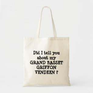 GROSSARTIGER DACHSHUND GRIFFON VENDEEN TRAGETASCHE