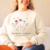 Großartiger Garten mit Enkeln, Namen der Wasserfar Sweatshirt