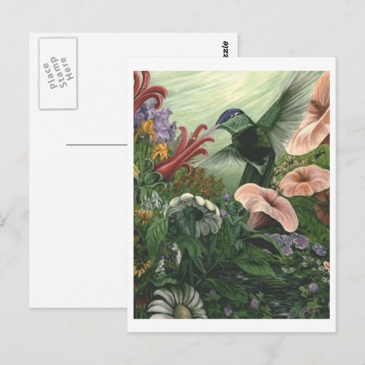 Großartiger Garten Postkarte (Vorne/Hinten)