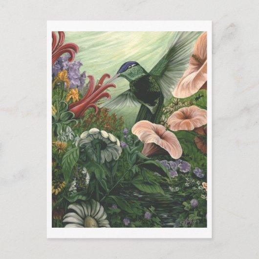 Großartiger Garten Postkarte (Vorderseite)