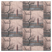 Großartiger Hafen-Leuchtturm - Michigan Stoff (Muster)