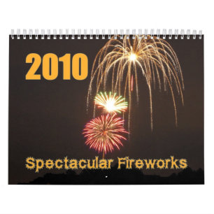Großartiger Kalender der Feuerwerks-2010
