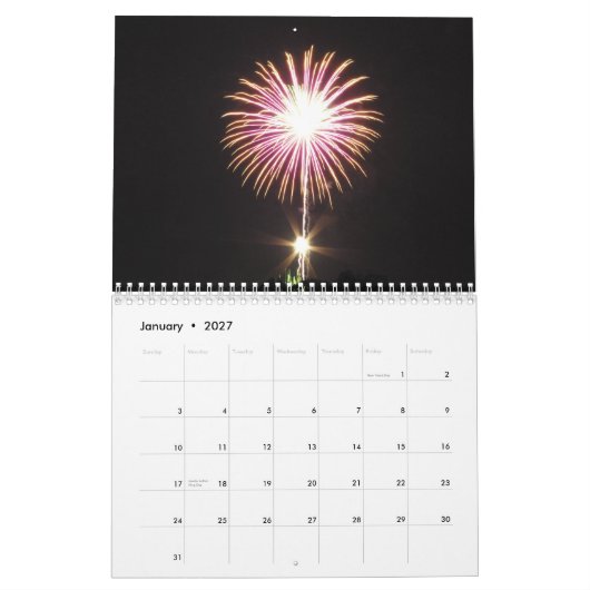 Großartiger Kalender der Feuerwerks-2010 (Jan 2027)