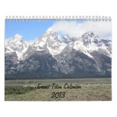 Großartiger Kalender Teton Berg2013 (Titelbild)