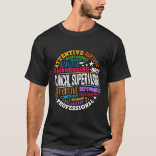 Großartiger Klinischer Supervisor Schätzung Gesund T-Shirt